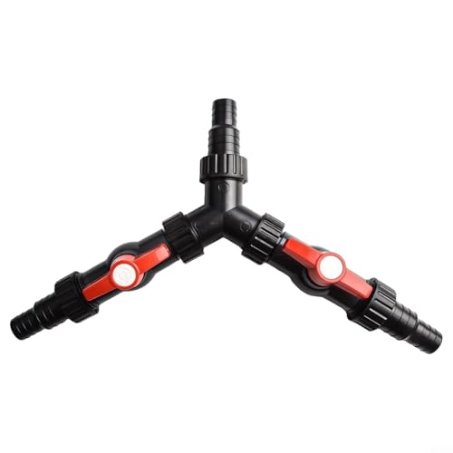 Conector ajustable Y para manguera de estanque miniatura 1