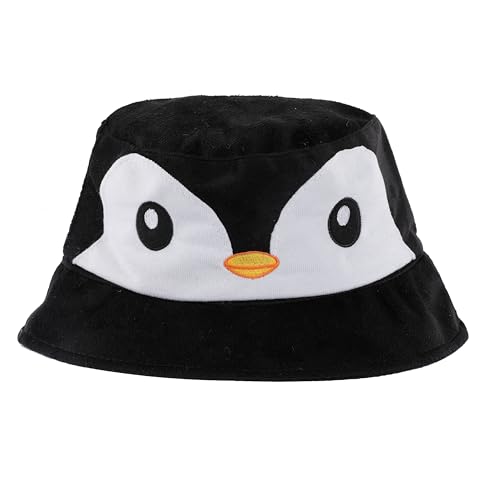 Chapeau bob unisexe pingouin : l'accessoire joyeux pour sourire au soleil