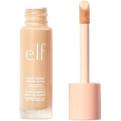 e.l.f. Halo Glow Liquid Filter, Hydrating Complexion Boost, 0 Fair