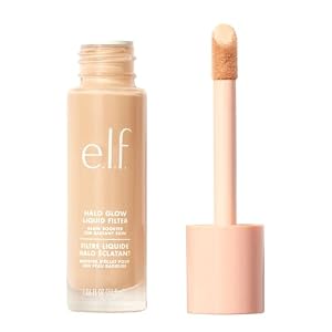 e.l.f. Halo Glow Filtre liquide, booster de teint pour un regard éclatant et doux concentré, avec acide hyaluronique, végétalien et sans cruauté envers les animaux, teinte 0 Fair, 31,5 ml