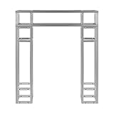 3packs Square Box Truss,39.4' H Trussing Segment Kit, Multi-Hole Design For Tent System Dj Lighting Temporary Portable Background Frame Stage Scaffolding Indoor Outdoor Use.