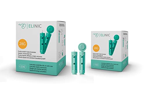 Lancetas Estériles Universales 28G Elinic© (500 uds)