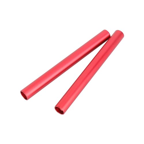 Tiges en aluminium 15mm usinées avec précision, tubes de 15cm de couleur rouge durable