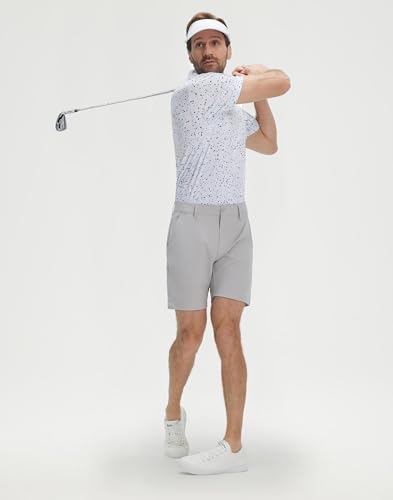 Camiseta Polo para Hombre de Golf, Secado Rápido y Transpirable, Manga Corta, Estilo Casual y Deportivo miniatura 4