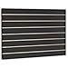 Black Slatwall Panels 24"H x 48"L (Set of 2 Panels)
