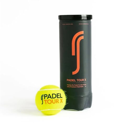 Bola de Padel Robin Soderling Tour X Tubo com 03 Unidades
