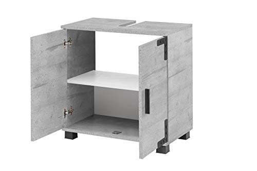 Schildmeyer Under Sink Cabinet, Stone Grey, ca. 59,8x32,6x62,4 cm Schildmeyer Under Sink Cabinet, Stone Grey, ca. 59,8x32,6x62,4 cm