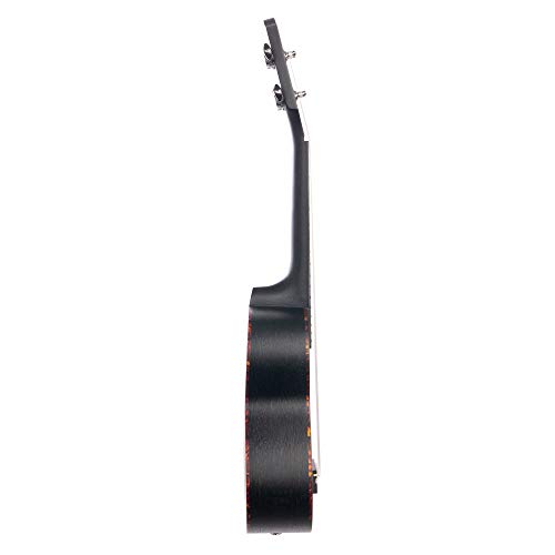CASCHA Ukulélé noir soprano gaucher en acajou pour adultes et enfants – Avec 3 médiators et poche rembourrée – Ukulélé… - Les Beatles, Paul McCartney, John Lennon, RIngo Starr, George Harrison CASCHA Ukulélé noir soprano gaucher en acajou pour adultes et enfants - Avec 3 médiators et poche rembourrée - Ukulélé… – Image 6