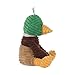 Apricot Lamb Cord Stockente Ente Plüschtiere für Kinder, weiche niedliche Kuscheltier für Baby Mädchen und Jungen, Flauschige Cord Mallard Grün 25 cm