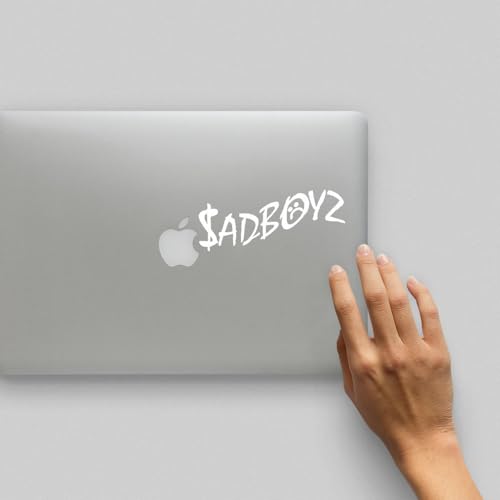 Image of Edward stickers for Everyone Sticker SADBOYZ Broken 5'' Decal for Car Truck Bumper Laptop Vinyl Window Wall US (White)
