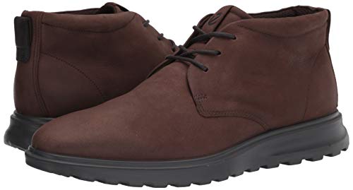 Ecco Mens Cs20 Hybrid Plain Toe Ankle Boot, Coffee/Moonless Nubuck, 9-9.5 Us #TOP6
