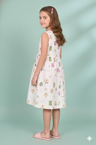 Image of VIKITA 2017 Girls Embroidery Cotton Long Sleeve Flower Dresses LH5460 for 1-8 Years ?-