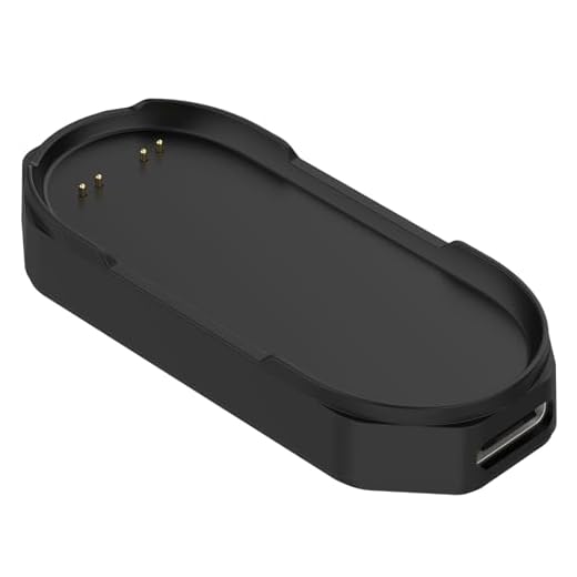 NovemFoal Ladestation für PLAUD NotePin S Ai Recorder Charger Base, tragbare Typ-C-Ladeadapterstation (Schwarz)