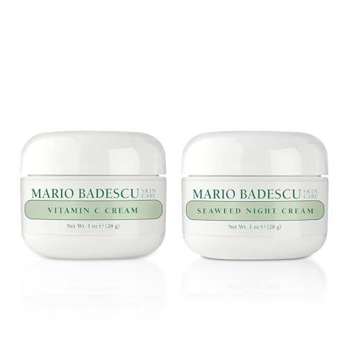 Mario Badescu Seaweed Night Cream for Women Anti Aging Oil-Free Moisturizer with Collagen &amp; Sodium Hyaluronate, Ideal for Combination