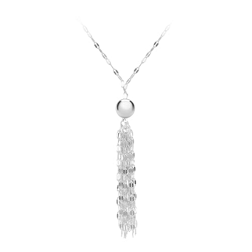 Collier court Tuscany Silver en argent 925, un bijou de prestige pour femme au raffinement italien