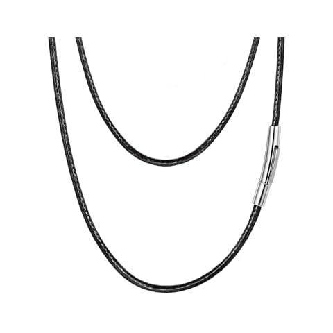 Collier PROSTEEL Cordon Noir 71cm Cover