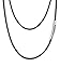 Produktbild PROSTEEL Kunstleder Halskette/Armband Schwarz geflochten Lederkette Lederband Damen Herren Kette für Anhänger 2mm breit mit Edelstahl Verschluss(51cm/20)