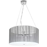 Jago - Lámpara A++ hasta E de techo retro - color plateado - diseño moderno