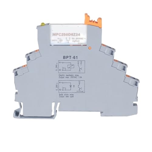 Relais industriel 24V commande 12mA MPC250D6Z24BP-61 module sortie 250VAC 6A