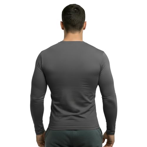 Image of Men's Compression Shirts Long Sleeve, Base-Layer Quick Dry Workout T Shirts Sports,Gym, Running T-Shirt
