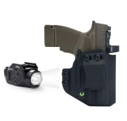 New Viridian New CTL+ Rechargeable Compact High Output 1,100 Lumen and Kydex Holster for Hellcat Pro