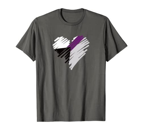 Corazón del Orgullo Demisexual Camiseta