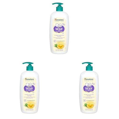 Image of Himalaya Head To Toe Baby Wash With Pure Cow Ghee 700Ml|Ph5.5|Aloe Vera|Soap Free |Safe For Newborn|For Baby's Sensitive Skin From Day 1|No Parabens|No Phthalates|No Sulphates|Dermatologically Tested