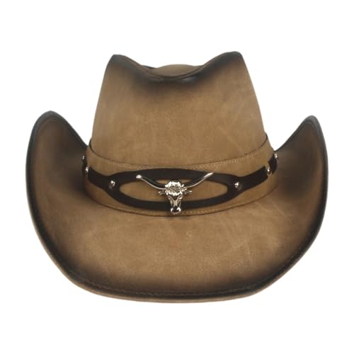 Chapeau de cowboy pour homme pour la pêche en plein air et randonnée automne