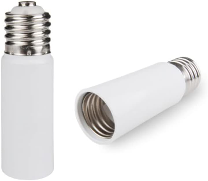 E-Simpo® 2pcs E39 to E39 HID Mogul Base Light Socket Extender E40 to E40 LED CFL Halogen lampholder Extension Adapter L148mm/5.83inch Fire PBT Housing Copper Contact(E39 to E39, L148mm)