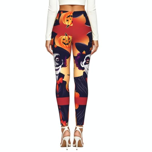 Leggings de compresión para mujer evitan transparencias Halloween 3