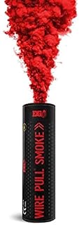 WP40 Wire Pull® Smoke Grenade for Weddings, Photography, Videography & Special Effects (Red)