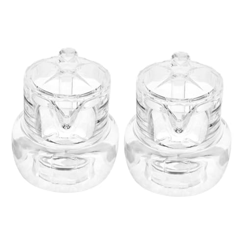 Cabilock Honey Jar Pot Lid Maple Syrup Container Acrylic Honey Dispenser Kitchen Syrup Storage Supplies