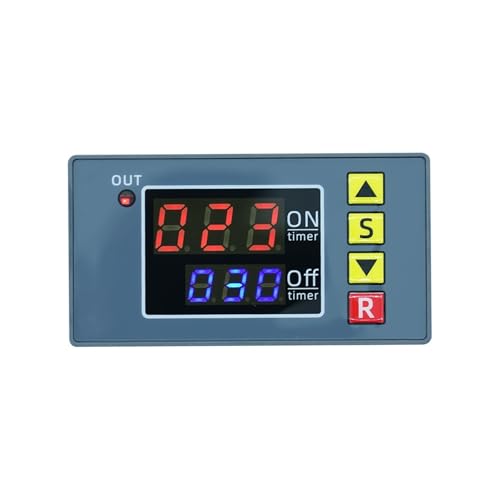 Module de relais temporisation pour voiture et domotique avec double affichage LED de cycle