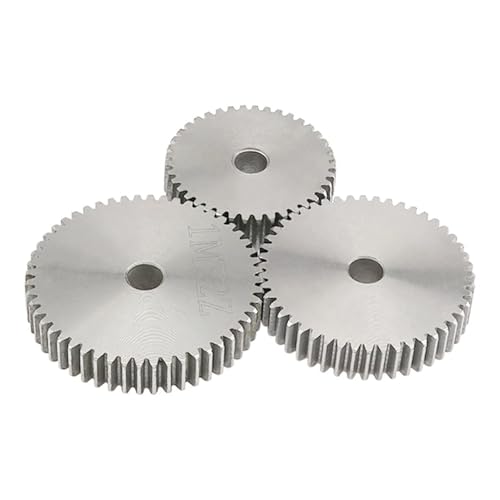 Engrenage cylindrique 1M acier carbone élimine jeu mécanique 8mm