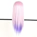 Produktbild Salon Hairdressing Hair, bunte Training Praxis Mannequin Model Kopf mit einem freien Kamm(#2 Light Pink & Purple)