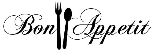 Bon Appétit - Autocollant mural, sticker, vinyle, avec citation, pour cuisine, vie de famille, art, décoration, bricolage Cover