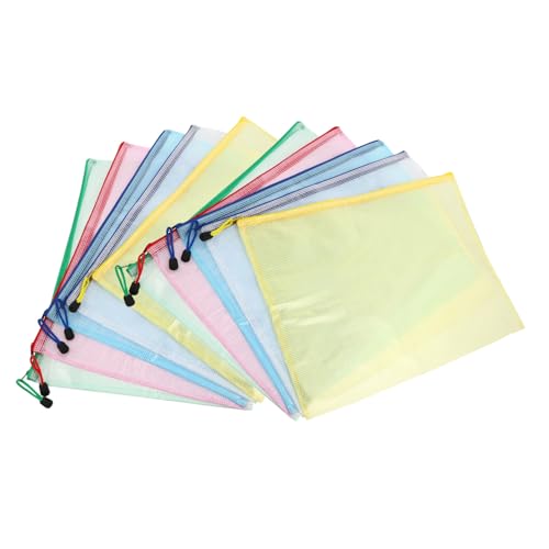 Pochettes transparentes zippées pour protéger vos documents de bureau