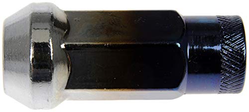 Dorman 713-385T Ti-Blue Open End Knurled Wheel Nuts Compatible With Select Models, 20 Pack #TOP7