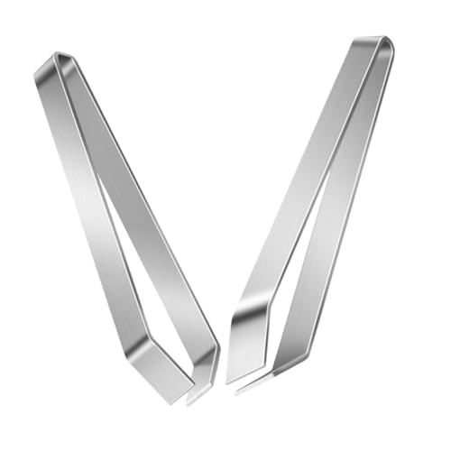 Alipis 2 Pinze Per Lische Di Pesce: Pinzette Piatte E Oblique in Acciaio Inossidabile, Strumento Da Cucina Per La Rimozione Dei Di Carne Per Disossare Salmone E Branzino.