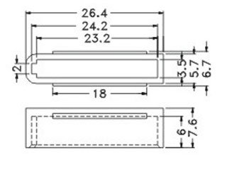 Serial ATA(SATA) ドライブ電源ケーブル用キャップ 6個/パック SAPWTCAPK-B0-6