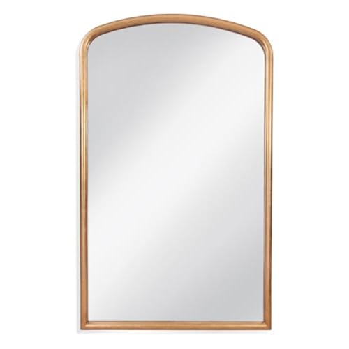 Bassett Mirror Company M4218 Brookings Leaner Mirror Antique Gold Leaf, 52" L x 1.75" W x 86" H