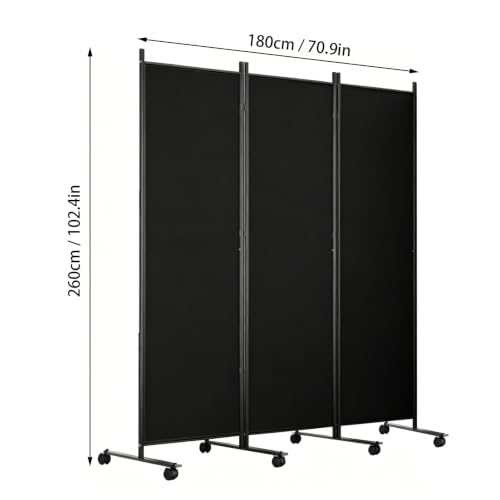 Écran de séparation de pièce pliable portable pour isoler votre bureau - 3