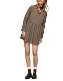 Langes Skater-Kleid mit Rundhalsausschnitt und unsichtbarem Reißverschluss auf der Rückseite.