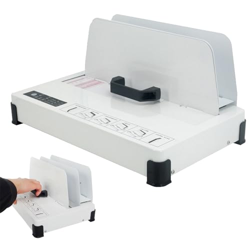 Encuadernadora térmica, capacidad de 500 hojas, ajuste de tiempo de 3 niveles, carpeta de calor de documentos A3/A4/A5/A6