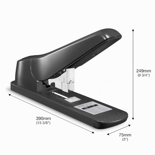 Rapesco 1062 AV-55 Agrafeuse à Usage Intensif, Capacité 210 Feuilles, Noir – vue 6