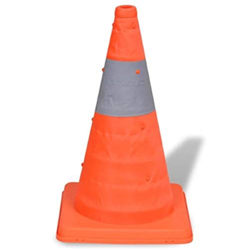 Cono de Seguridad Plegable Naranja 18" para Tráfico miniatura 2