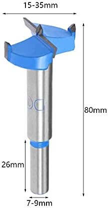 Drill Bits For Forstner Wood Boring Drill Bit Hole Saw Carbide Cutting For Hinge Plywood MDF CNC Tool - Pack Of 5 - (Hole Diameter: 32mm 5pcs)