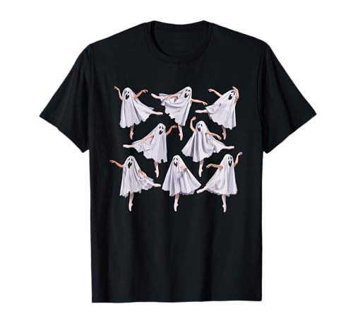 Dance Teacher Spooky Ballet Ghost Halloween Costume T-Shirt