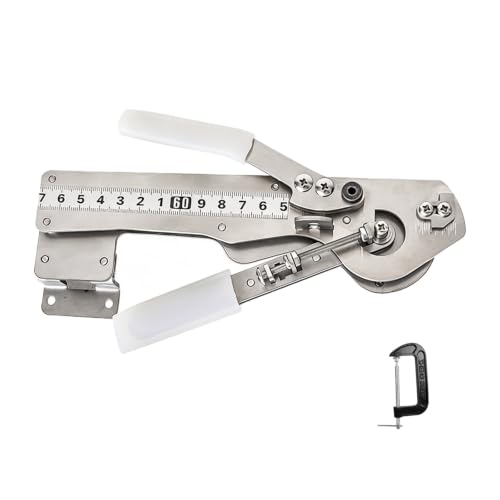 Doblador de alambre manual en acero inoxidable con moldes para bucles de 8 y 10 mm 2