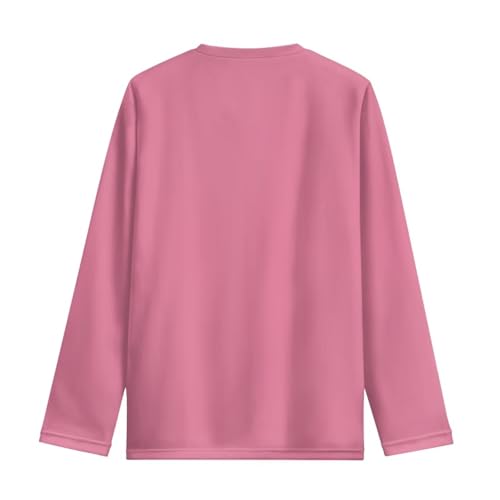 Image of Girls Long Sleeve T Shirt Cute Cartoon Crewneck Shirt for Kids 3-16Y Fall Winter Clothes